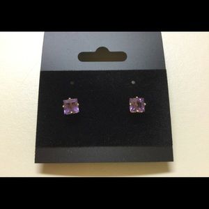 14k gold Amethyst earrings